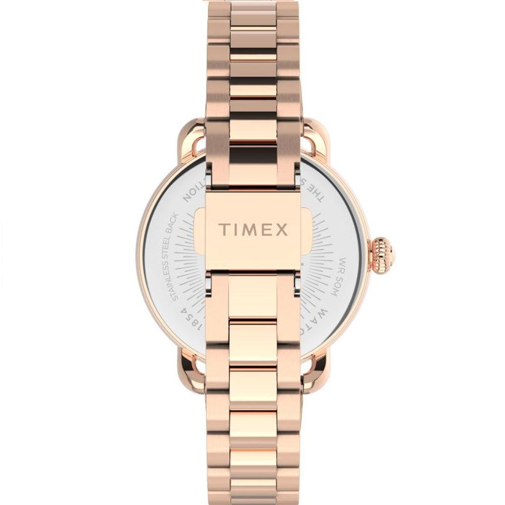 Timex Standard Rose Gold Stainless Steel Bracelet Watch TW2U14000