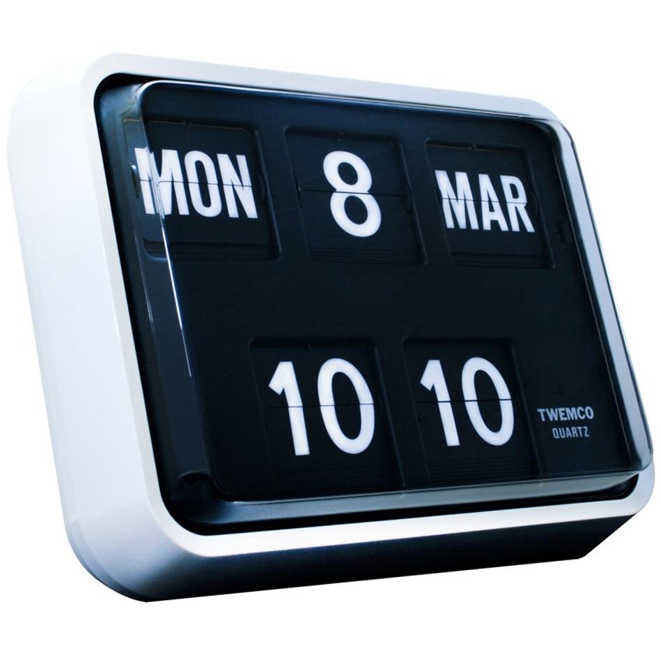 Twemco BQ-17 Flip Clock (White Case, Black Dial) – Watch it! Pte Ltd