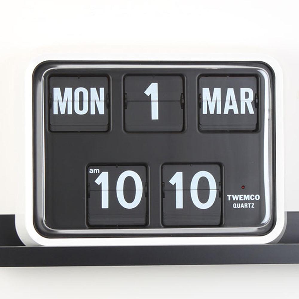 Twemco BQ-17 Flip Clock (White Case, Black Dial) – Watch it! Pte Ltd