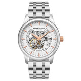 Kenneth Cole Automatic Watch Skeleton White Dial 10027198A