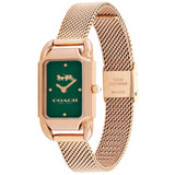 Coach Cadie Rose Gold Mesh Bracelet Ladies Watch 14504034