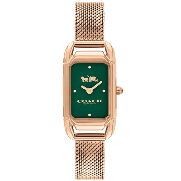 Coach Cadie Rose Gold Mesh Bracelet Ladies Watch 14504034