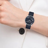 Coach Elliot Navy Leather Strap Ladies Watch 14504376