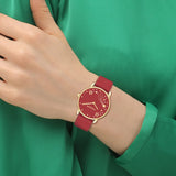 Coach Elliot Red Leather Strap Ladies Watch 14504378