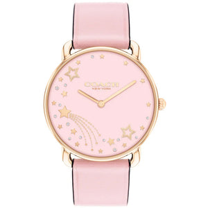 Coach Elliot Pink Leather Strap Ladies Watch 14504379