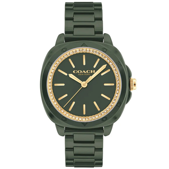 Coach Kitt Green Ceramic Bracelet Ladies Watch 14504404