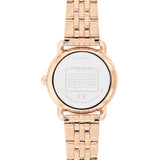 Coach Elliot Rose Gold Tone Watch with Pink Dial 14504444