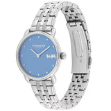 Coach Elliot Silver Tone Watch with Light Blue Dial 14504447