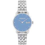 Coach Elliot Silver Tone Watch with Light Blue Dial 14504447