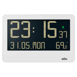 Braun 2 Way LCD Digital Wall and Table Clock BC14