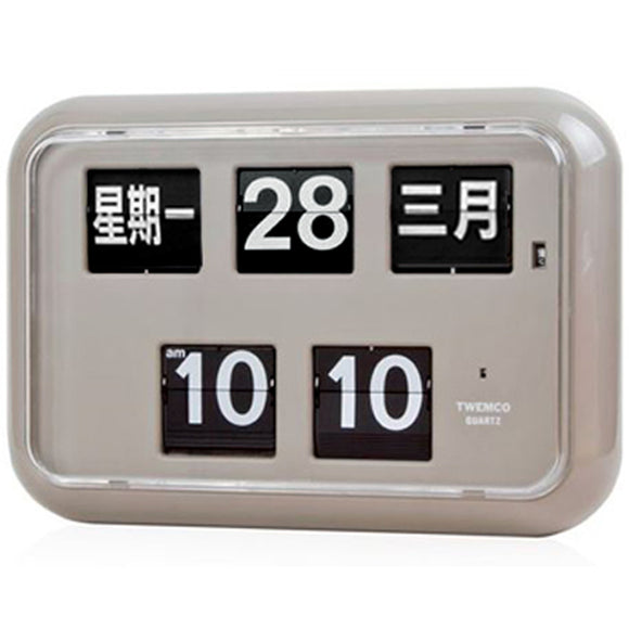 Twemco QD-35 Flip Clock Grey (Chinese Character)