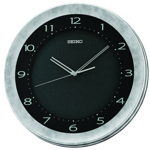 Seiko Decorative Marble Design Wall Clock QXA817S