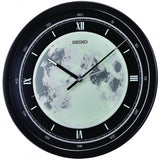 Seiko Luminous Moon Face Design Analog Wall Clock QXA831