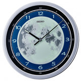 Seiko Luminous Moon Face Design Analog Wall Clock QXA831