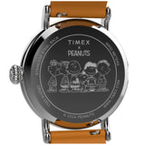 Timex Standard x Peanuts Basketball 40mm Leather Strap Watch TW2W51900