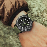 Timex EXPEDITION GALLATIN Green Silicone Strap Watch TW4B25400