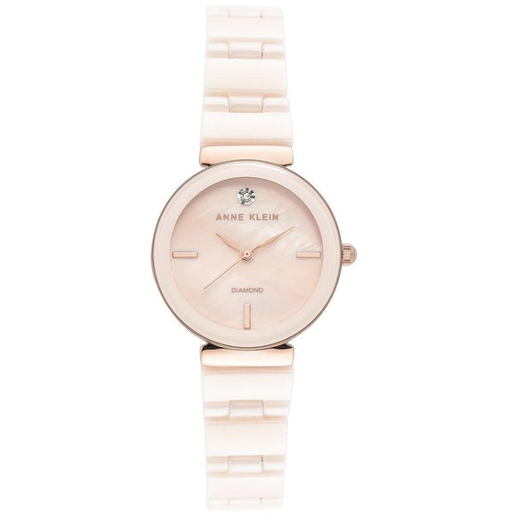 Anne Klein Ceramic Bracelet Ladies Watch AK/3392LPRG - Watch it! Pte Ltd